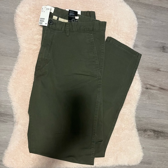 NWT H&M Men’s skinny fit stretch pants size 38 - Picture 1 of 3